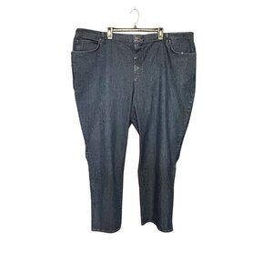 Lee Women's Relaxed Fit Premium Rinse Jeans 30W Long‎ Stretch Denim Classic